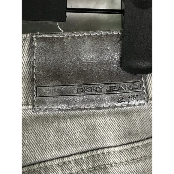 DKNY Jeans Pants Womens 4 Gray Soho Skinny Stretch Denim Zip Fly Five Pocket - Picture 6 of 9